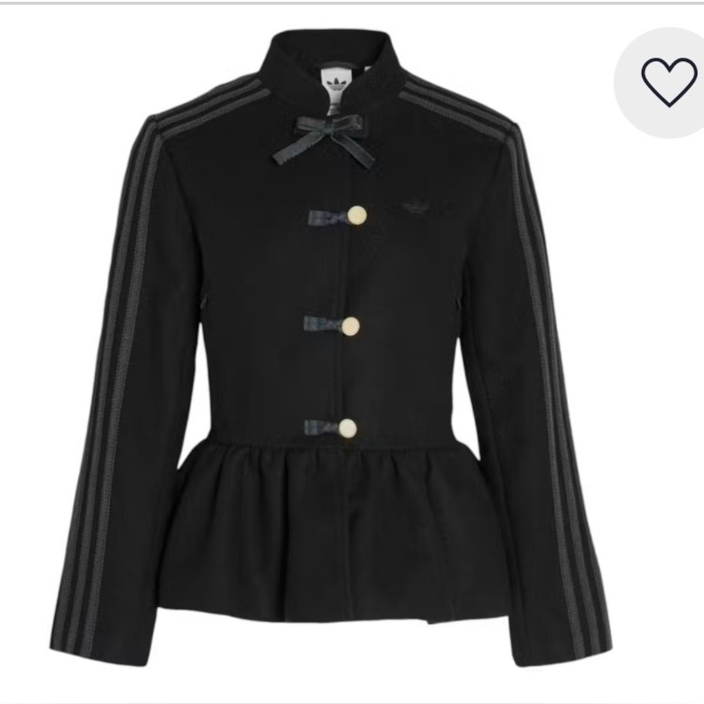 Adidas Women's Black Peplum Blazer